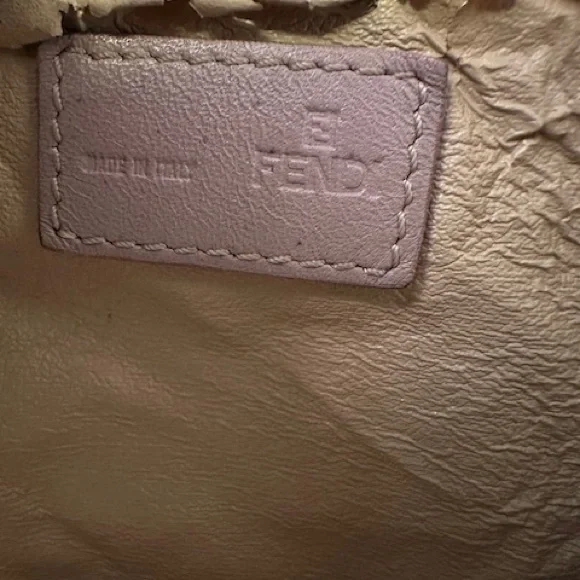Fendi Mauve Monogram Cosmetic Bag - Picture 6 of 9